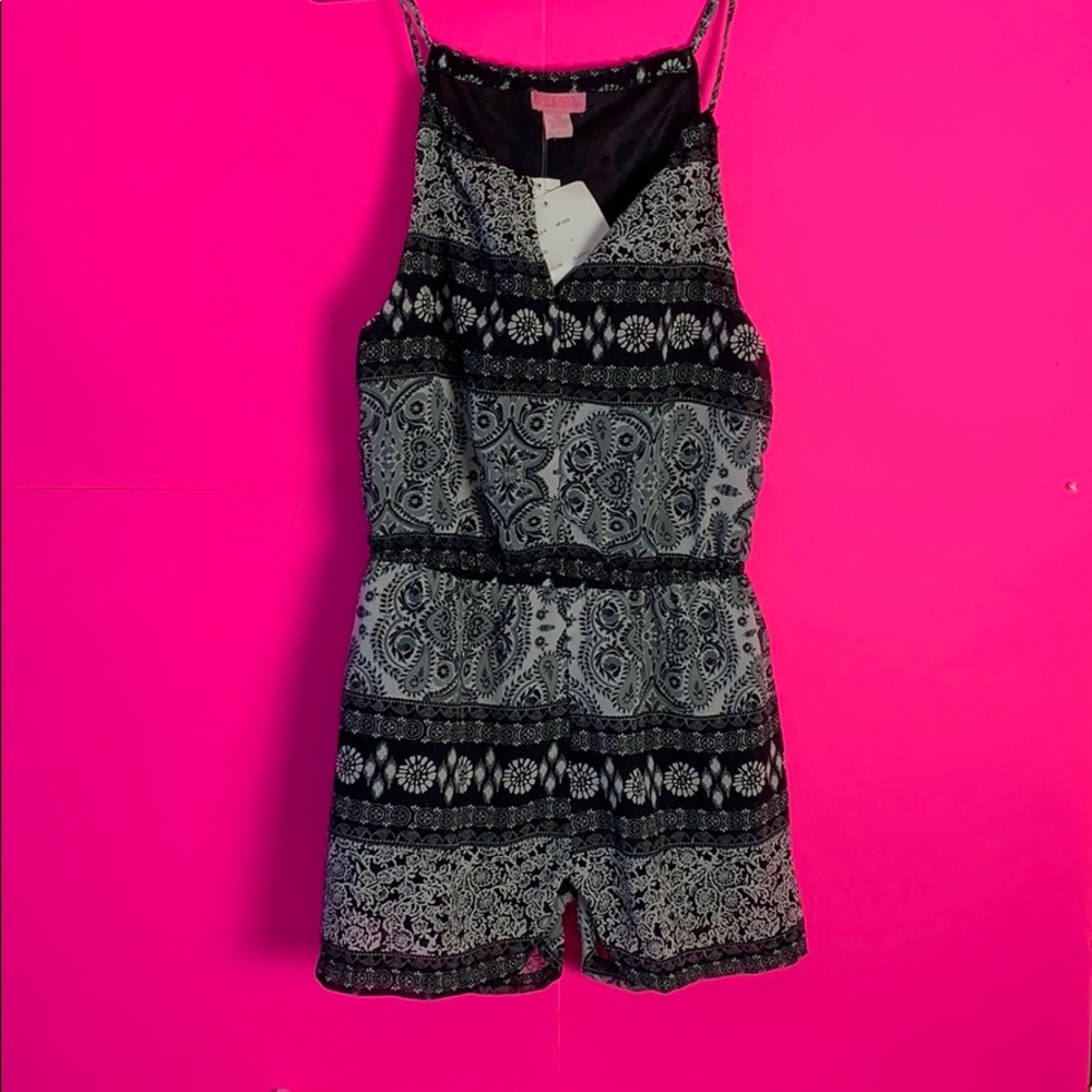 COPY - Black and white Romper
